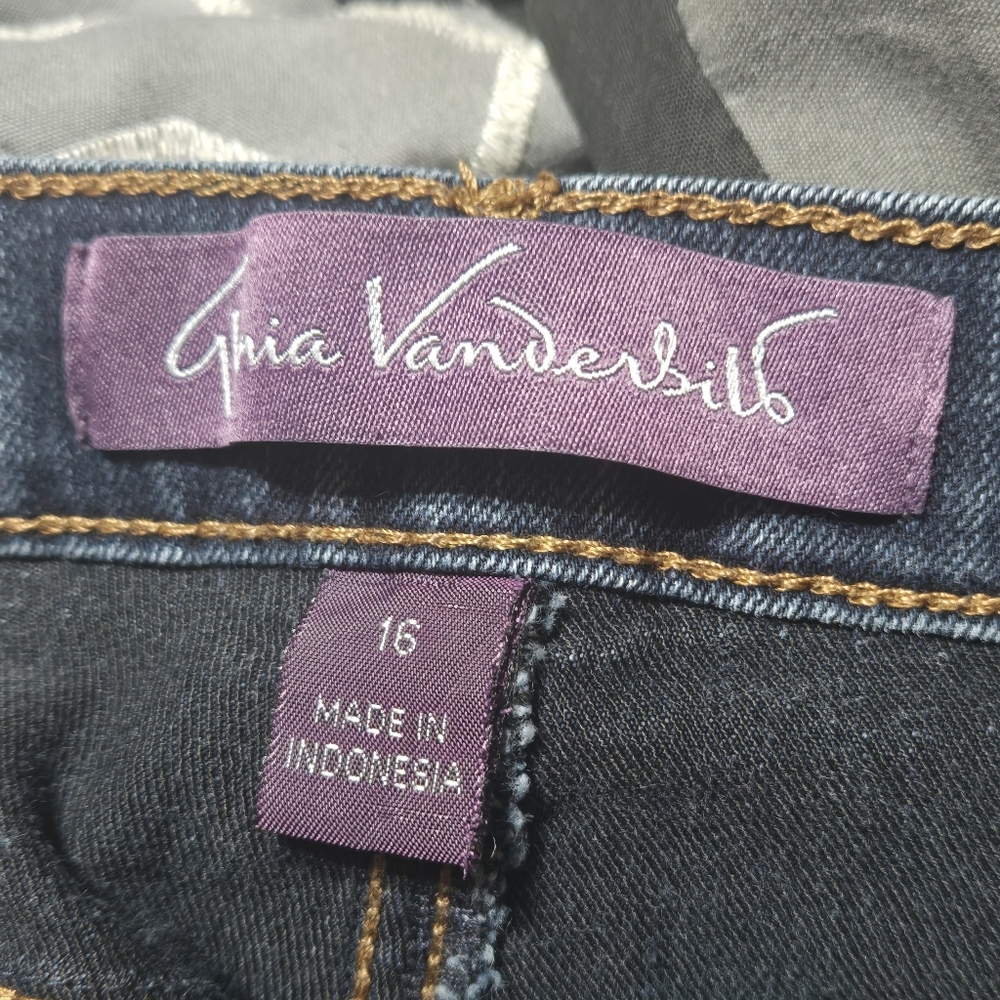 Gloria Vanderbilt Amanda Jeans Size 16 - Picture 3 of 4